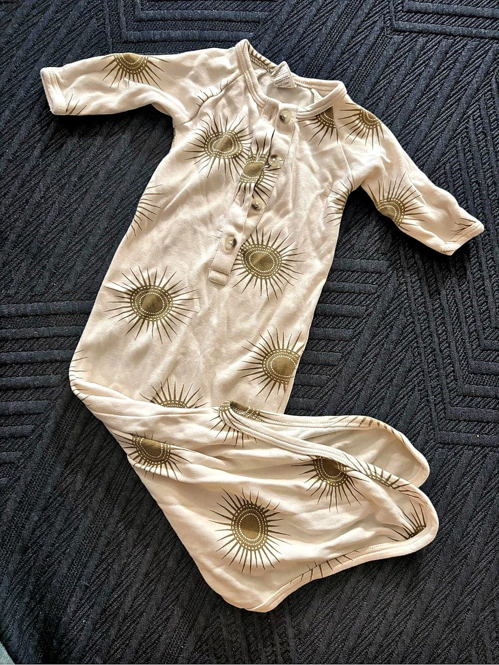 kate quinn Sun Print nighty Cream Baby 03M